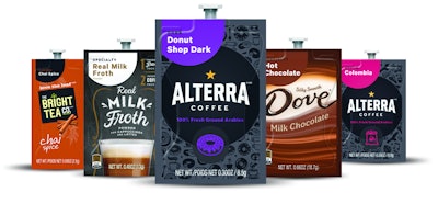 By removing an aluminum layer from its flexible film construction, Mars Drinks reduced the pack’s carbon footprint by 31%