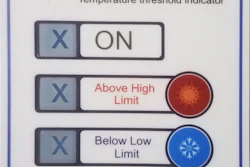 Smart temperature labels from Thinfilm ensure safety and freshness for perishable food products.