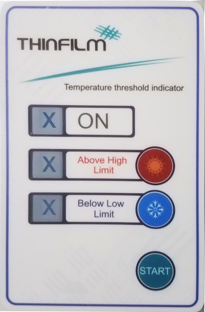 Smart temperature labels from Thinfilm ensure safety and freshness for perishable food products.