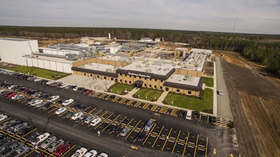 Sanderson Farms’ 180,000-sq.-ft. big bird deboning plant is located in St. Pauls, N.C.