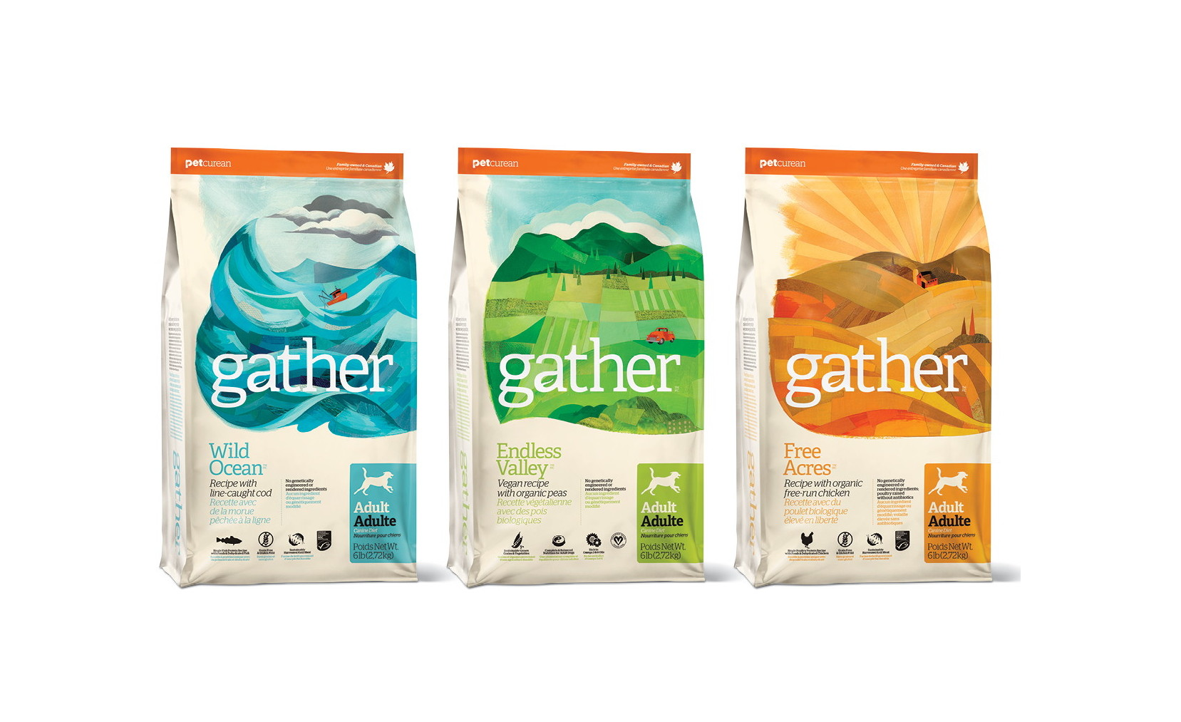 Petcurean used Braskem&rsquo;s I&rsquo;m Green PE to create USDA-certified bio-based flexible bags, produced by Peel Plastics.