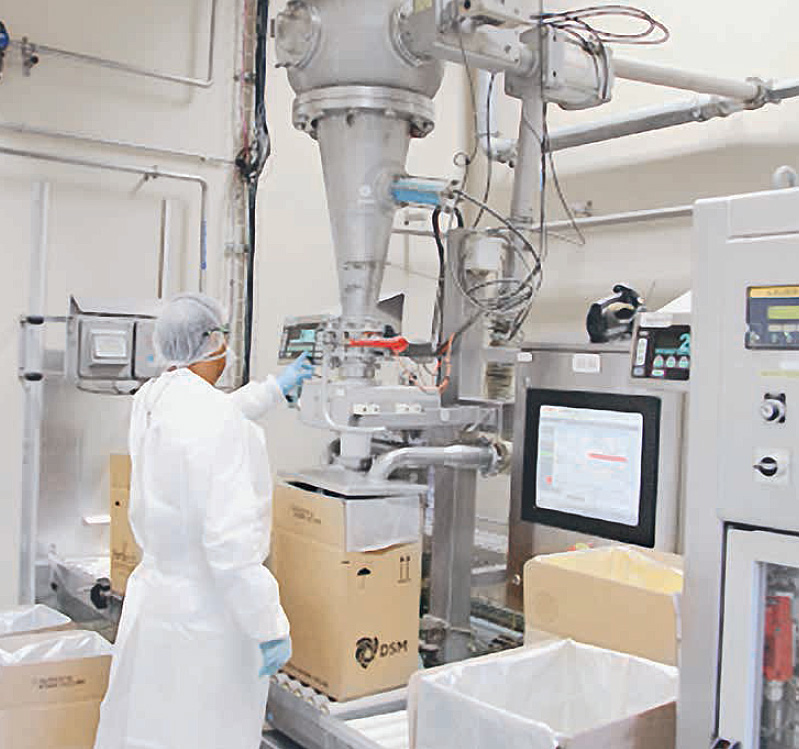 DSM Nutritional added a new MES platform to its Village-Neuf plant to help drive efficiencies for their unique custom order business.