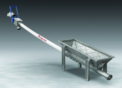 Flexicon Flexible Screw Conveyor with Trough Hopper