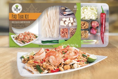 Easy Thai Chef kits are packed with the fresh produce required for each recipe, and some of the shelf-stable ingredients imported directly from Thailand.