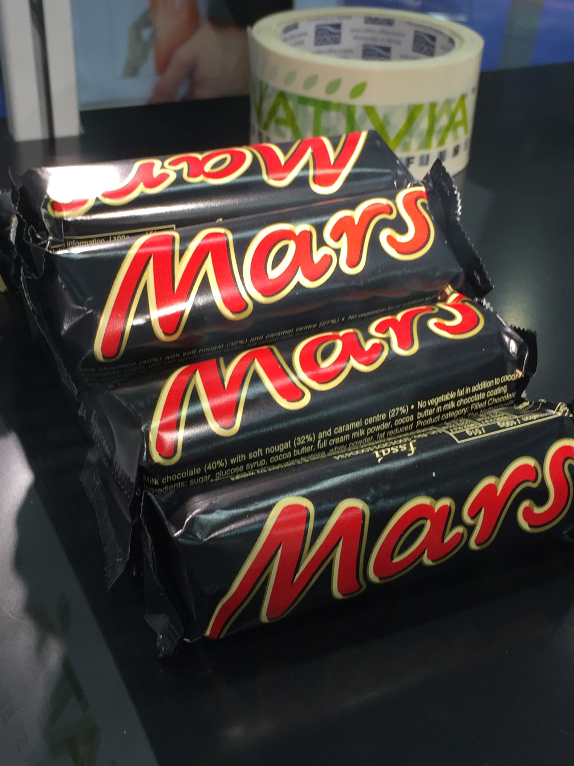 Mars is evaluating new Nativia NESS bio-based film for its flow-wrapped candy bars.