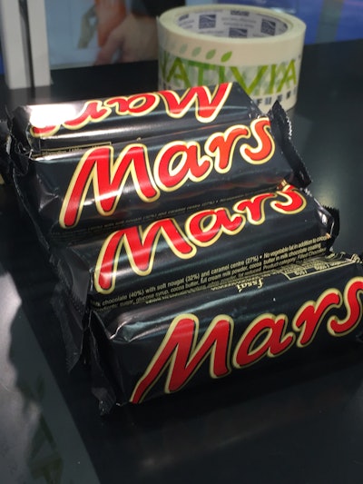 Mars is evaluating new Nativia NESS bio-based film for its flow-wrapped candy bars.