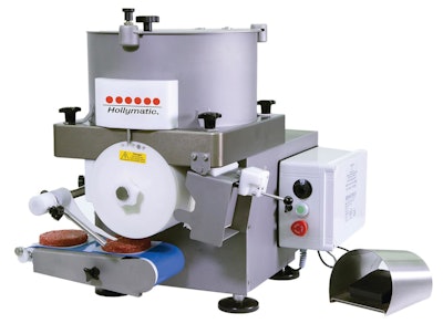 Hollymatic Model R2200 Tabletop Forming and Portioning Machine