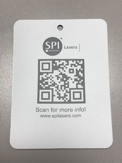 Working with a Polygon scan head, this laser allows CPG manufacturers, packaging and printing suppliers to print in line and on demand 1D barcodes and/or 2D QR codes along with text in under 0.2 seconds, without any consumables.
