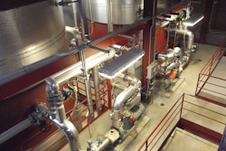 ARi’s roots come from sugar beet separations systems. This is an example of a simulated moving bed (SMB) for molasses sugar recovery.