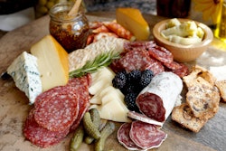 Charcuterie board from Columbus Craft Meats