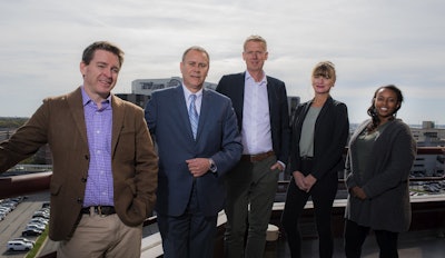 BillerudKorsnäs opened a new facility in Chicago and expanded staff to serve the Americas. Pictured (from left to right): Brian Jermyn, Jeff Espin, Peter Malmqvist, Inger Heinke and Sherrie Scales. Staff not pictured: Scott Carlson, Mark Maxwell.