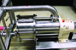 Bailly Lapierre uses the SLS Series Eccentric Disc Pumps from Mouvex because they offer gentle product handling, volumetric consistency, the ability to recover expensive products and ingredients, and low slippage. Photo courtesy of Mouvex.