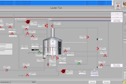 This screen depicts the level of automation and information available for the lauter tun sequence at O’Fallon Brewery located in Maryland Heights, Missouri.