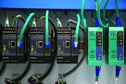 Ethernet communication modules enable HMIs and other devices to connect to a central control system via an Ethernet LAN. Photo courtesy of M.G. Newell