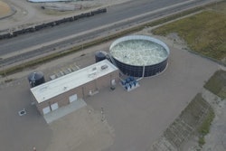 A 2.5-million-gal per-day, on-site wastewater treatment system purifies the plant discharge and returns it to Garden City as agricultural irrigation quality water. Photo courtesy of Shambaugh & Son.