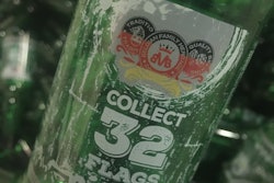 One of the many PET bottles digitally printed for the promotion.