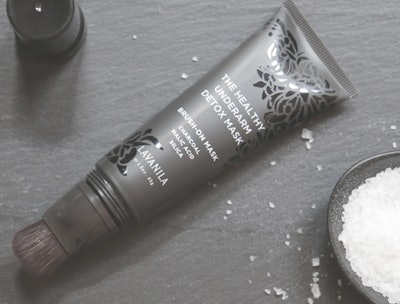 Lavanila’s Healthy Underarm Detox Mask is an all-natural treatment formulated to detoxify and beautify the underarm area.