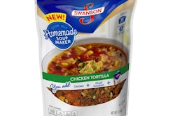 Chicken Tortilla is one of four varieties of Swanson-brand Homemade Soup Maker.
