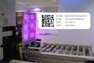 J&J implements GTIN codes to create serialization license plates that include 2D matrix codes, expiration dates and lot numbers.