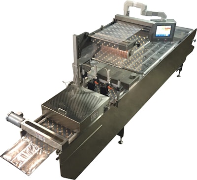 Rollstock vacuum packaging machine