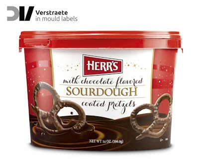 IML makes Herr's new product stand out on shelf.