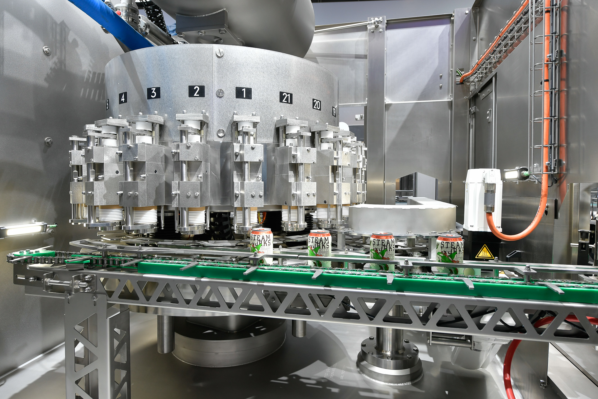 Steamworks was the first to install the small-footprint Innofill Can C .