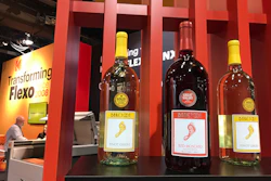 Barefoot brand wines now use a new flexo label printing method.