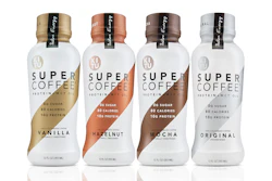 The shelf-stable coffee line is made up of four 12-oz RTD coffees.
