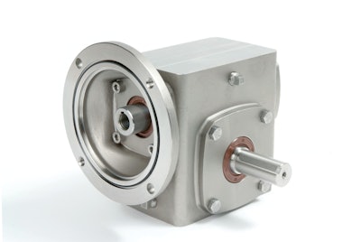 Cleveland Gear stainless-steel right-angle worm gear reducers