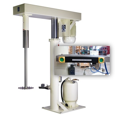ROSS high-speed disperser with two-hand safety controls