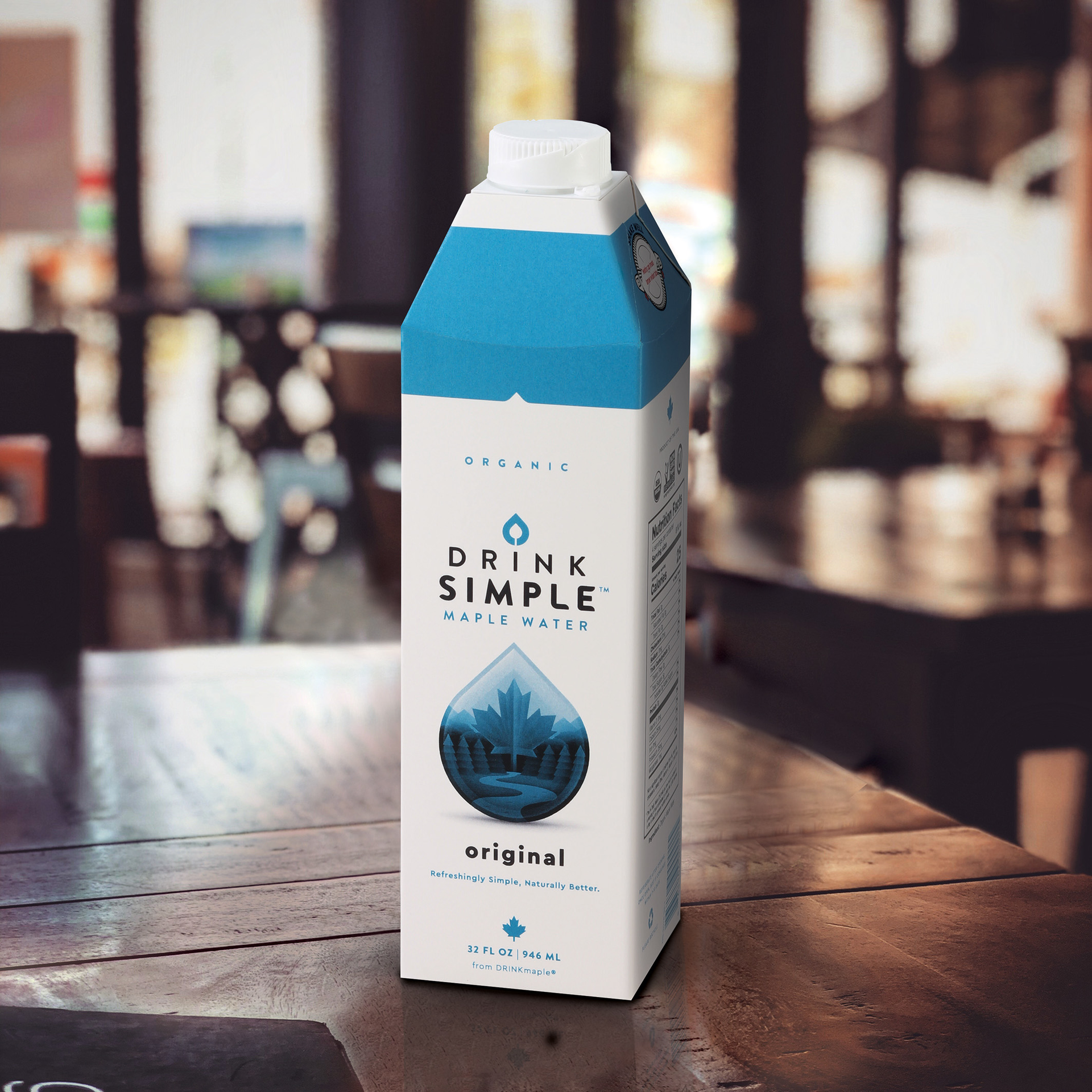 Organic plant hydration beverage is sourced from the tap in Vermont, adhering to the company&rsquo;s sustainable/responsible processing and packaging efforts.