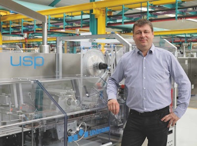 Kay Reinhardt, Team Leader Engineering Projects, managed the upgrade of 26 packaging machines at Salutas Pharma. (Uhlmann photo)