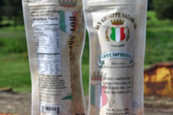 A resealable stand-up bag is changing the way salami has to be displayed while allowing consumers the ability to reseal their product for later.