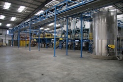 The distributed control system provides visibility into the tank farm for Caloy. The nut-oil producer has eight tanks, with four to offload finished product to trucks and the other for final mixing.