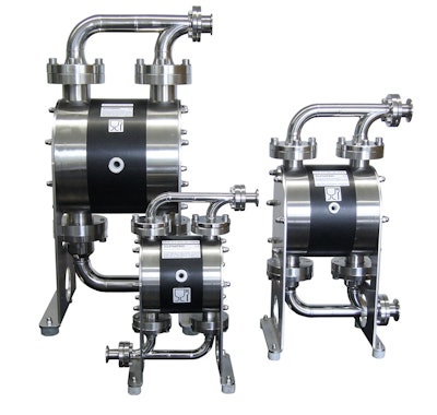 Almatec MM Series air-operated double-diaphragm pumps