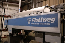 JTM Food Group processes about 35,000 gal of wastewater per day using the Tricanter, which simultaneously separates wastewater into three components: grease, water and solids. Photo courtesy of Flottweg.