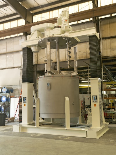 ROSS 1,500-gal Model PVM-1500 multi-shaft mixer