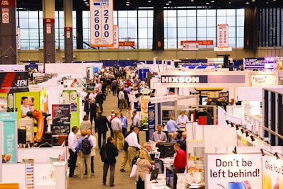 About 7,000 food and beverage processing professionals are expected to attend ProFood Tech, the only event in North America focused exclusively on all food and beverage sectors. Photo courtesy of PMMI.