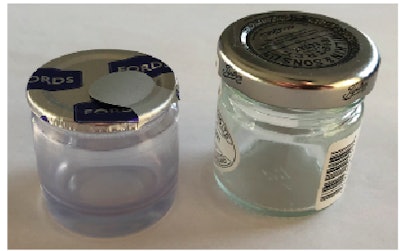 By sealing foil membranes to plastic or glass containers using either conduction or induction technology, lighter containers can be used to hold the product.