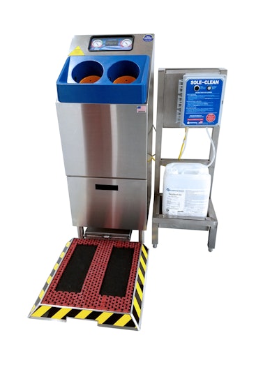 Meritech Sole Clean Dry Step system