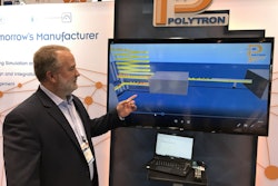 Polytron's live, in-booth case study demonstrated real-world OEE improvement at a bottling plant.