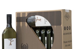 Side view of 10 Flat Bottle Case.