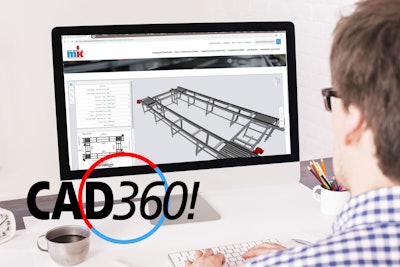 mk North America CAD360! online conveyor modeling tool