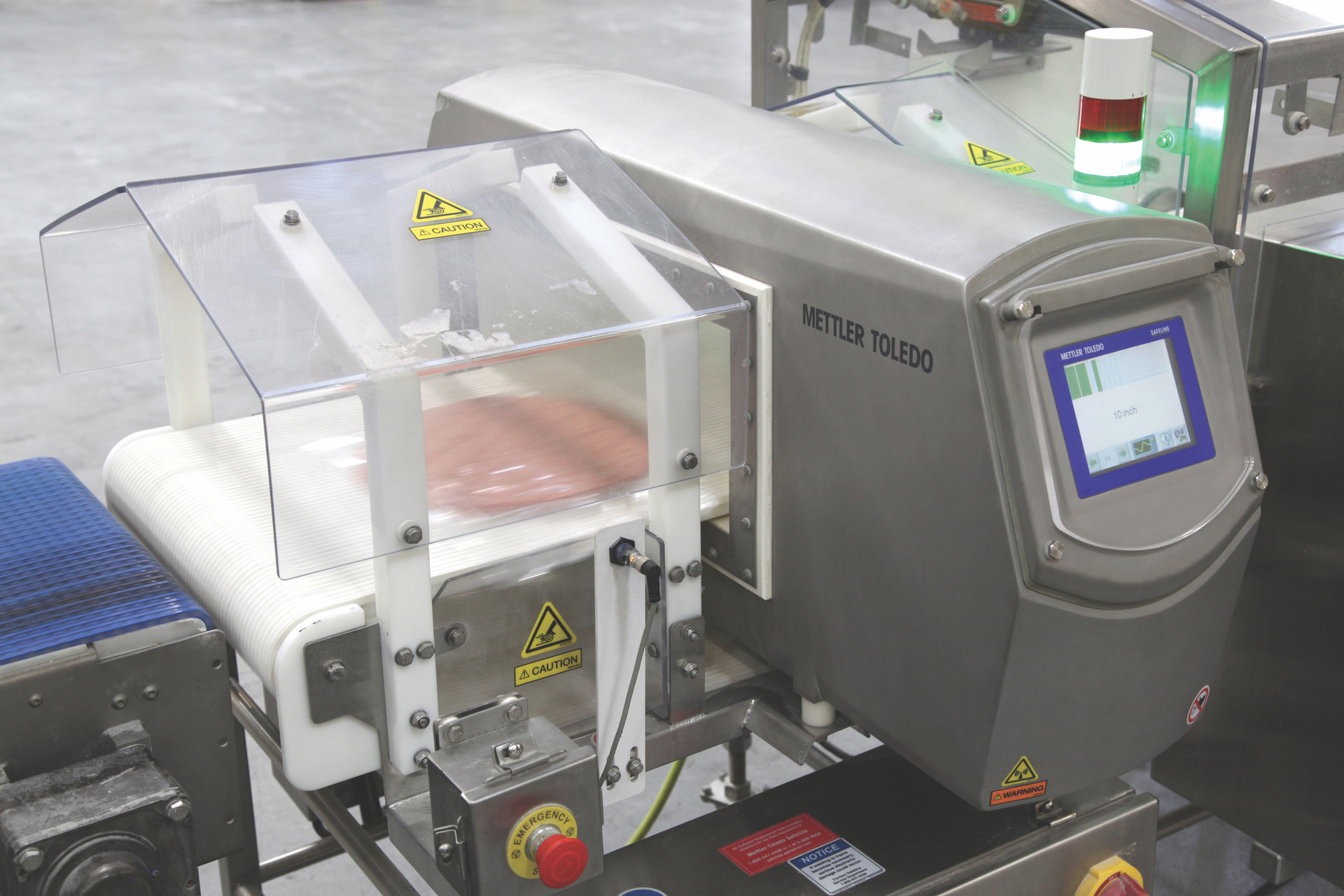 Arevalo Foods uses three Profile Advantage metal detectors from Mettler-Toledo Safeline to inspect 3.5 million tortillas a day. Photo courtesy of Mettler-Toledo Safeline.