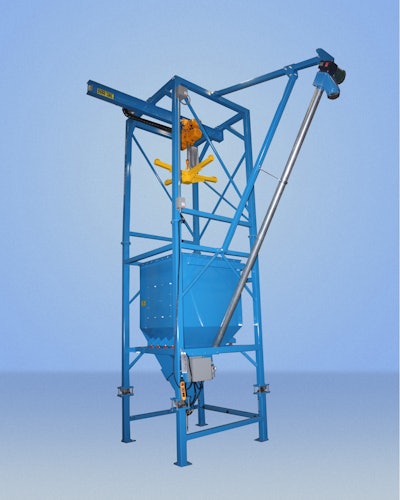 Material Master V-knife bulk bag discharging system