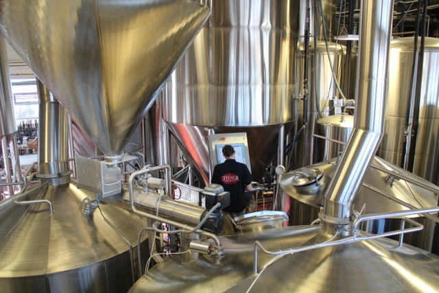 Ithaca Beer Co. upgraded to a semi-automated brewing process using the FactoryTalk Craft Brew platform from Rockwell Automation to produce 25,000 barrels of beer a year. Photo courtesy of Rockwell Automation.