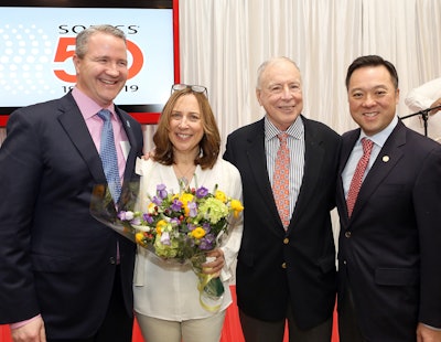 Left to right: Dan Rosenthal, Lauren Soloff, Robert Soloff, William Tong