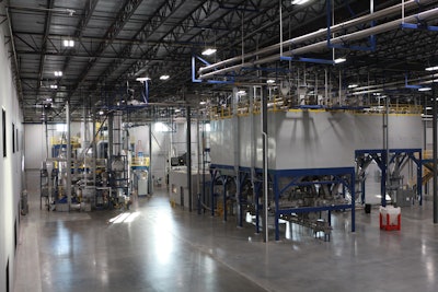 Farmer Brothers’ new headquarters in Northlake, Texas, features a 127,000-sq-ft lean manufacturing plant for roasting coffee on its 540,000-sq-ft, campus.