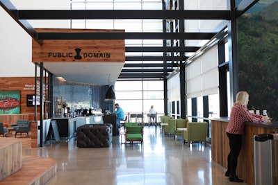 Farmer Brothers’ new campus in Northlake, Texas, features a beautifully designed, coffee-house-inspired headquarters building that is LEED certified.