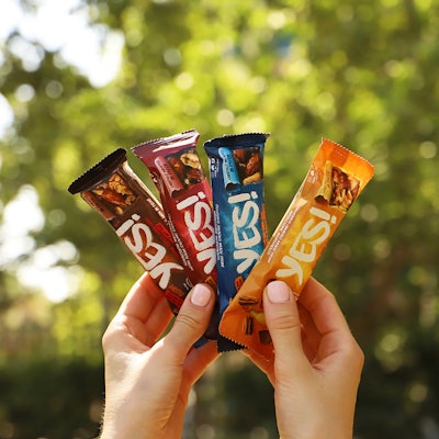 Nestlé launches YES! snack bars in recyclable paper wrappers. Photo courtesy of Nestlé.